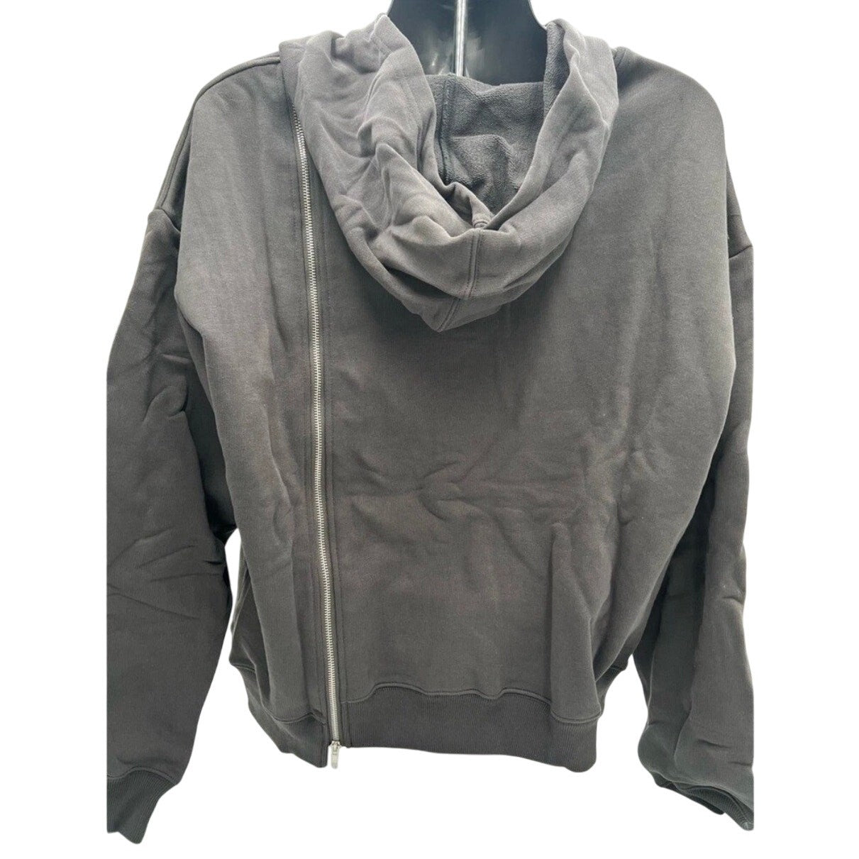 GODI Hoodie Sz M, Vintage Black, Unisex, Asymmetrical, Detroit Streetwear Unique
