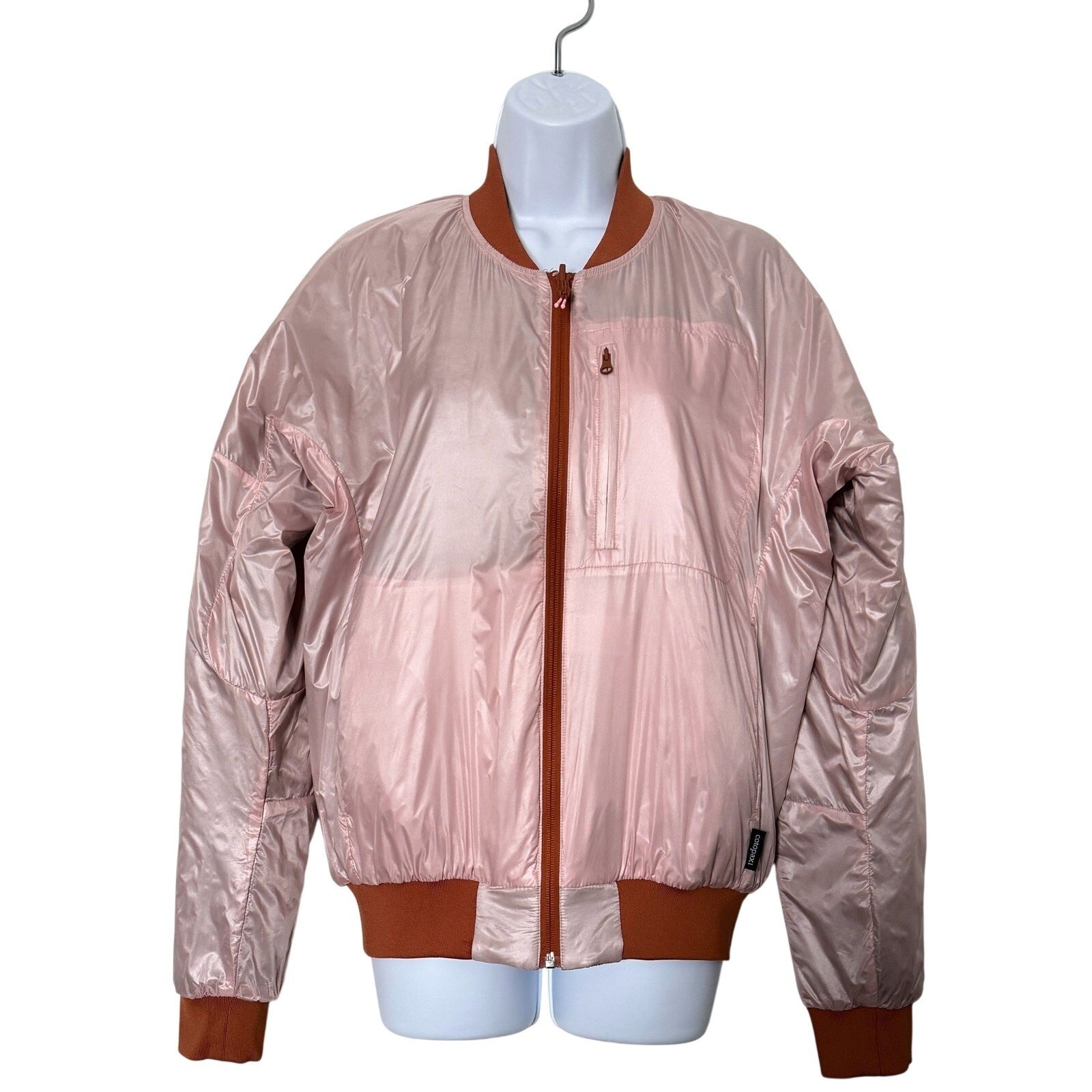Cotopaxi Kusa Reversible Beige /Pink Bomber Jacket Womens M NWOT Llama Insulated