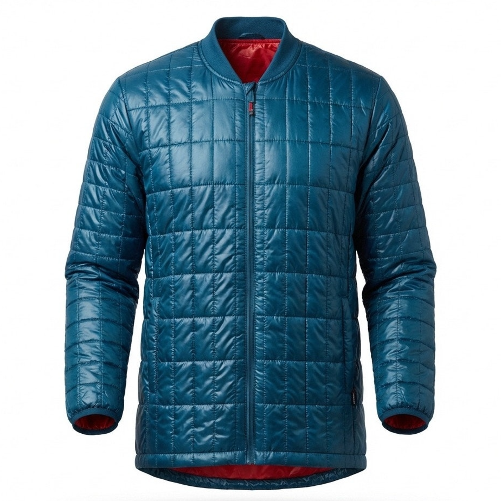 Cotopaxi Kusa Reversible Jacket Blue Red Llama Fill NWOT Men Small Womens Medium