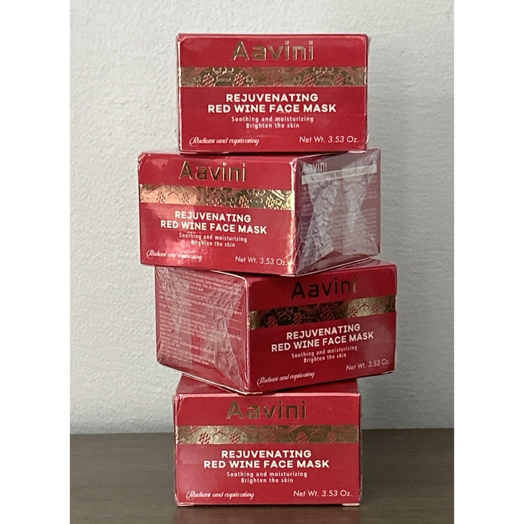Aavini Red Wine Face Mask 3.53 oz– Hydrating, Brightening & Anti-Aging Skincare 