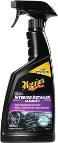 Meguiar’s Quik Interior Detailer 16oz – Cleans & Protects Car Surfaces Spray