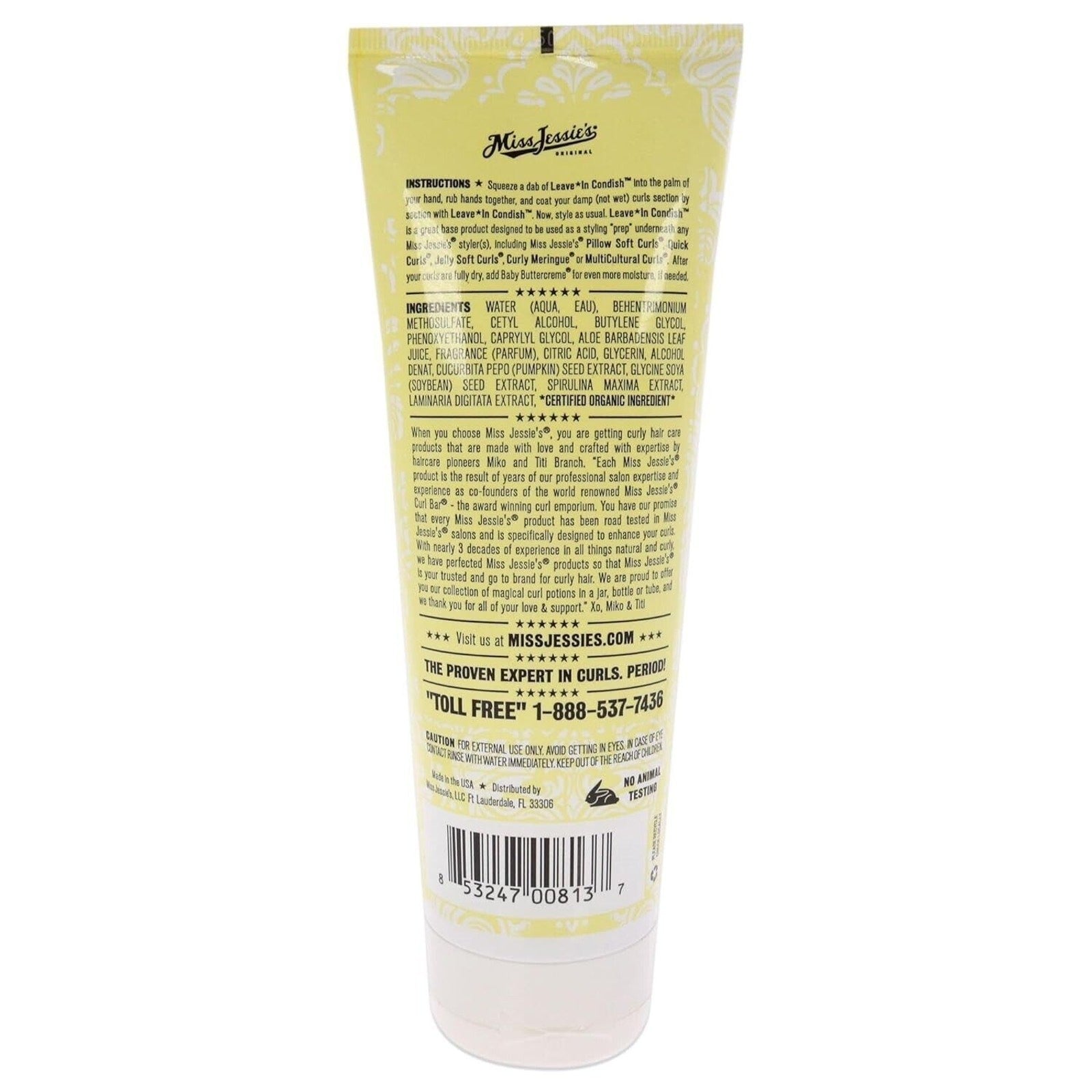 Miss Jessie's Leave in Condish Unisex Curl Leave Conditioner 8.5 oz