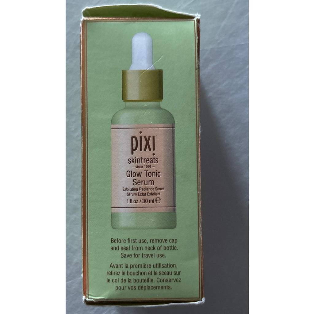 Pixi Glow Tonic Serum 1floz Exfoliating Radiance Serum Glycolic Acid & Aloe Vera