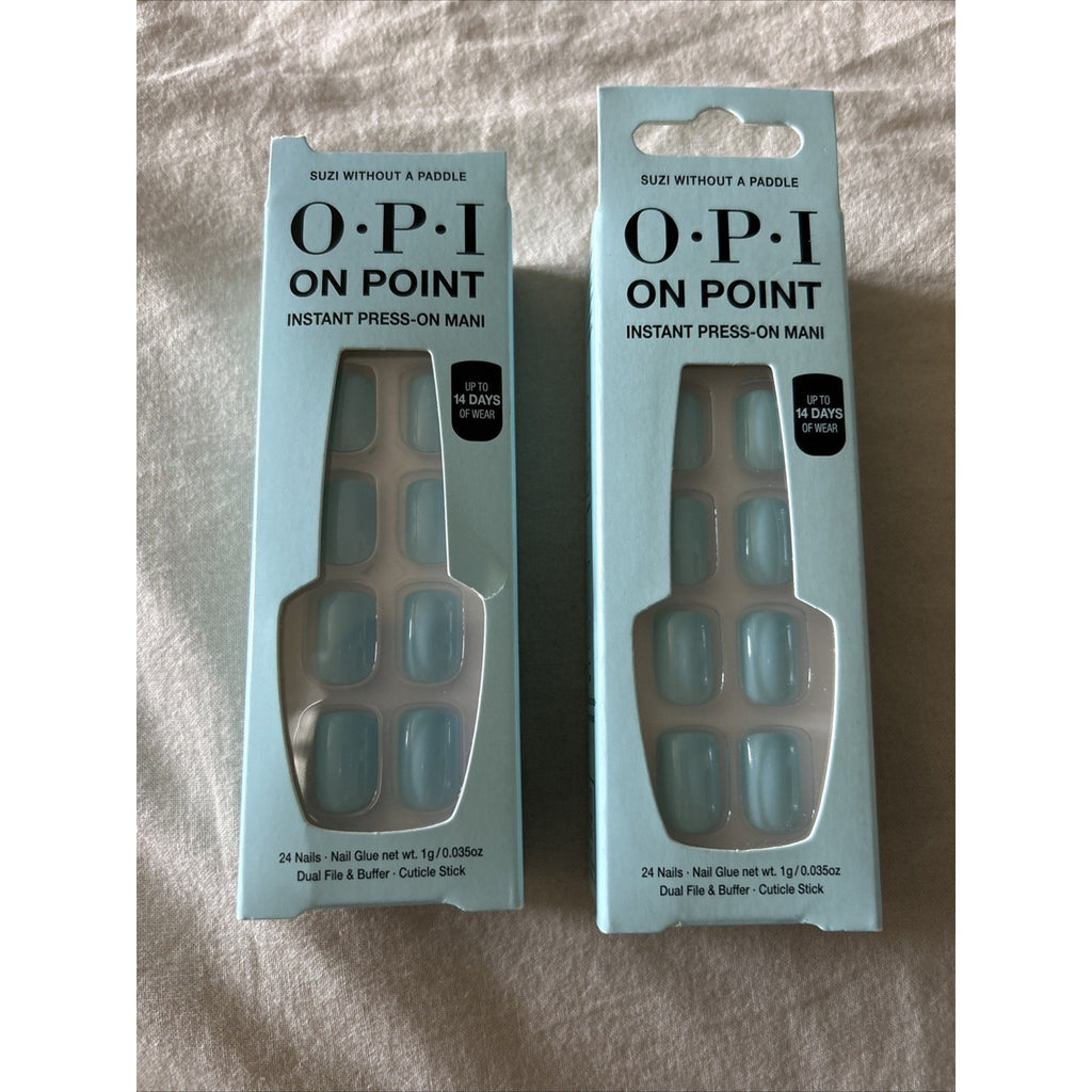 Opi On Point Instant Press-On Mani Nails Suzi W/O A Paddle Comes Nail Glue