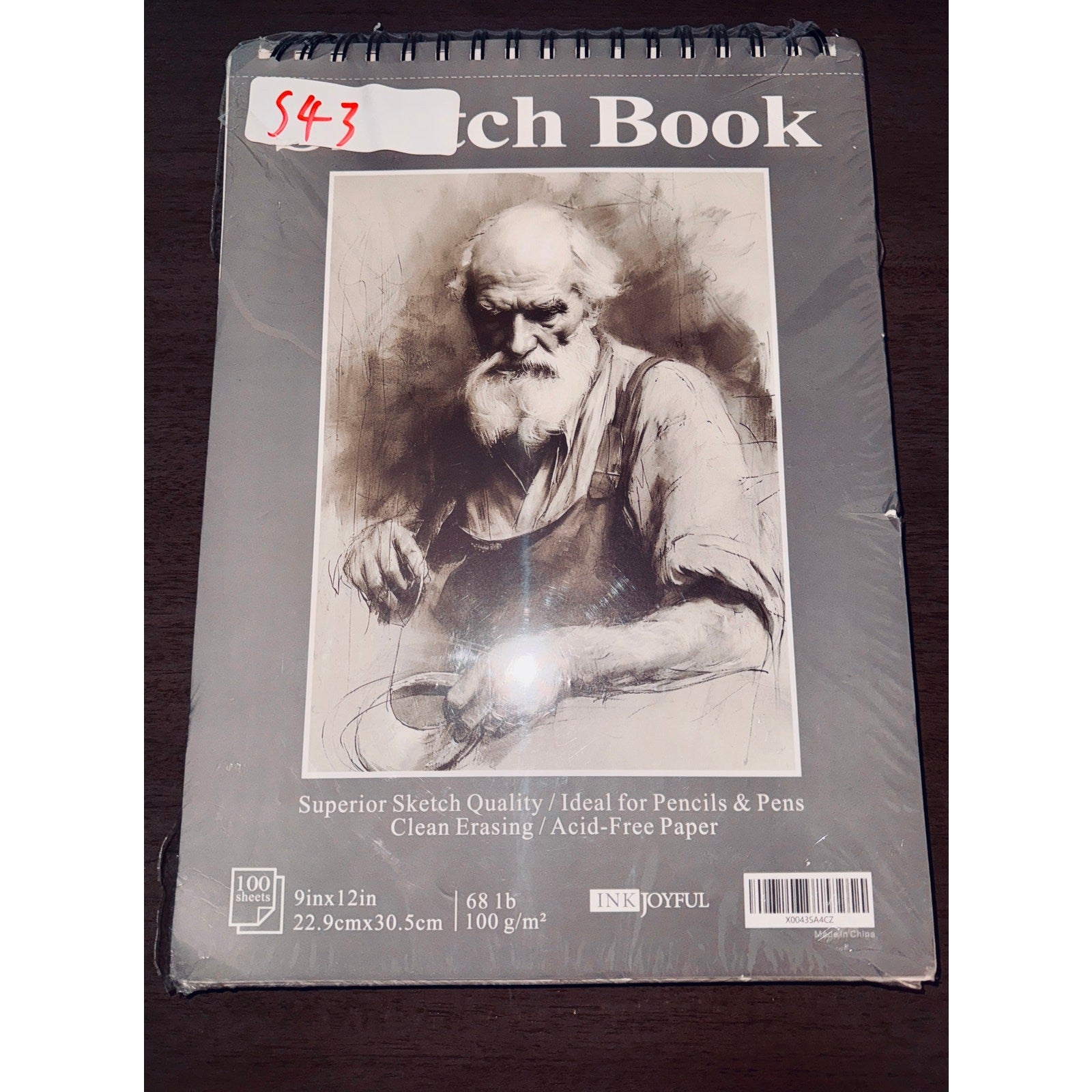 NEW Ink Joyful Sketch Book 9x12 – 100 Sheets Spiral Bound 100gsm Pad