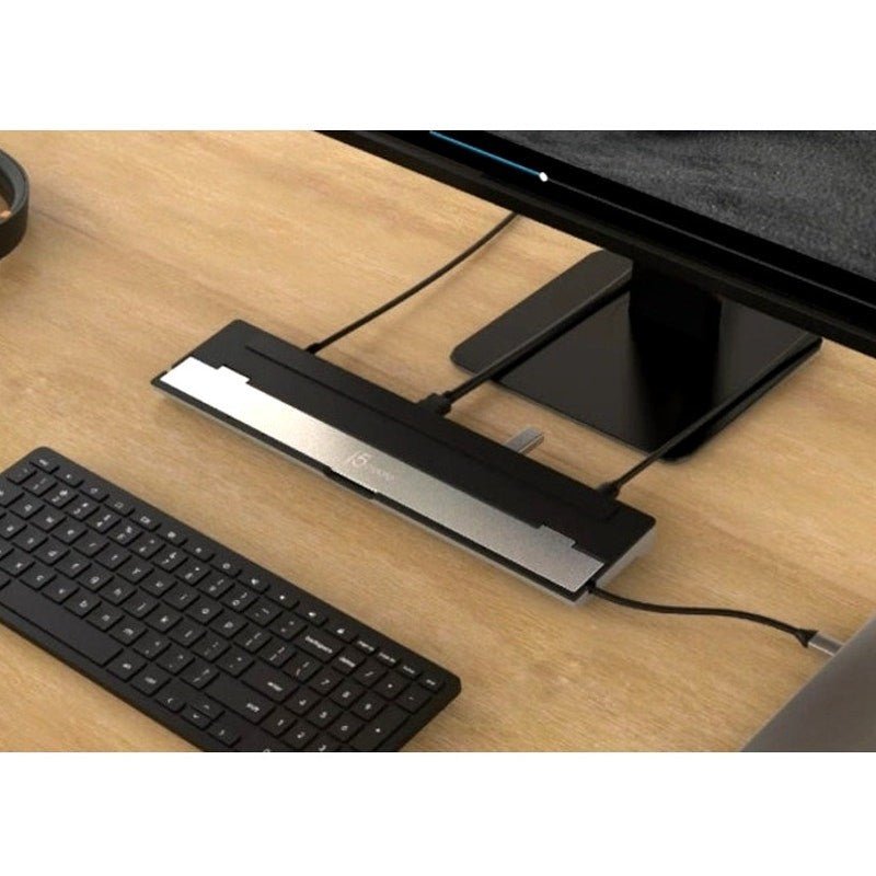 J5 Create JCD533 USB-C Docking Station 9 Ports 4K HDMI Output Power Delivery NEW