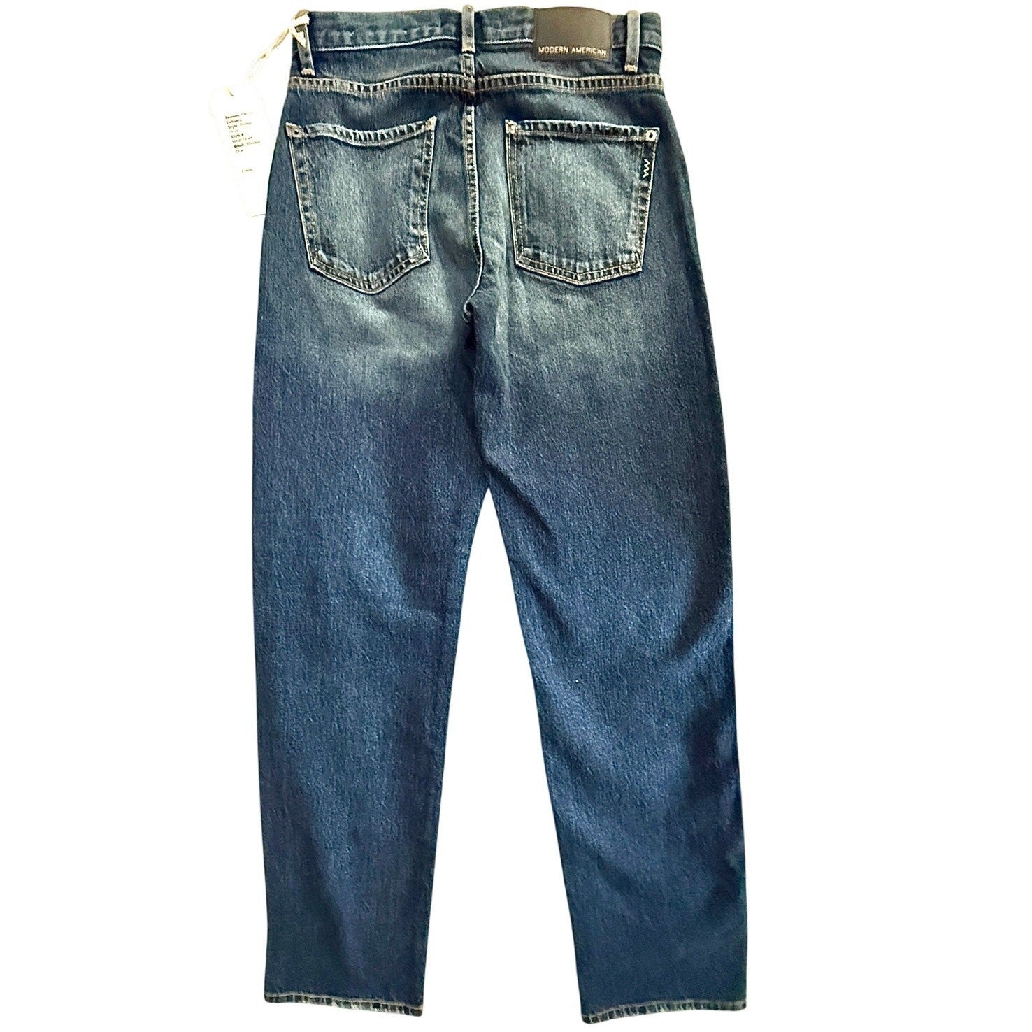 Modern America Rodeo Drive Women’s Dark Wash Straight Leg Jeans NWT Size 28