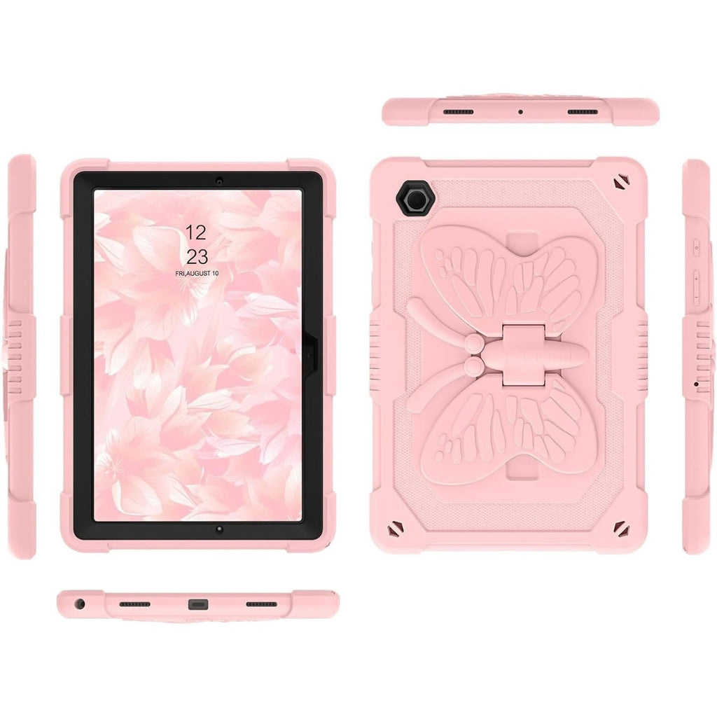 Butterfly Girls iPad Case w/ Strap & Kickstand | Fits 10.2 & Air 3 Models 