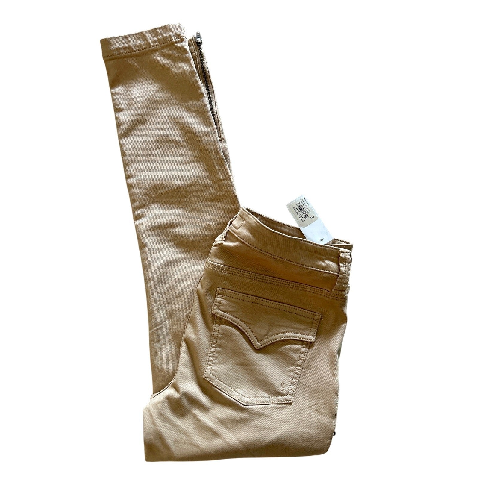 Joie Park Skinny Cargo Pants Khaki Tan Size 27 NWT Utility Ankle Zip Style