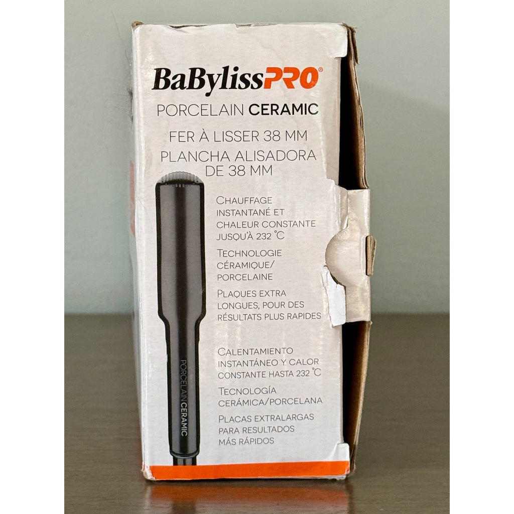 Babyliss Pro Porcelain Ceramic 1 1/2" Straightening Iron BP9559UC Open Box
