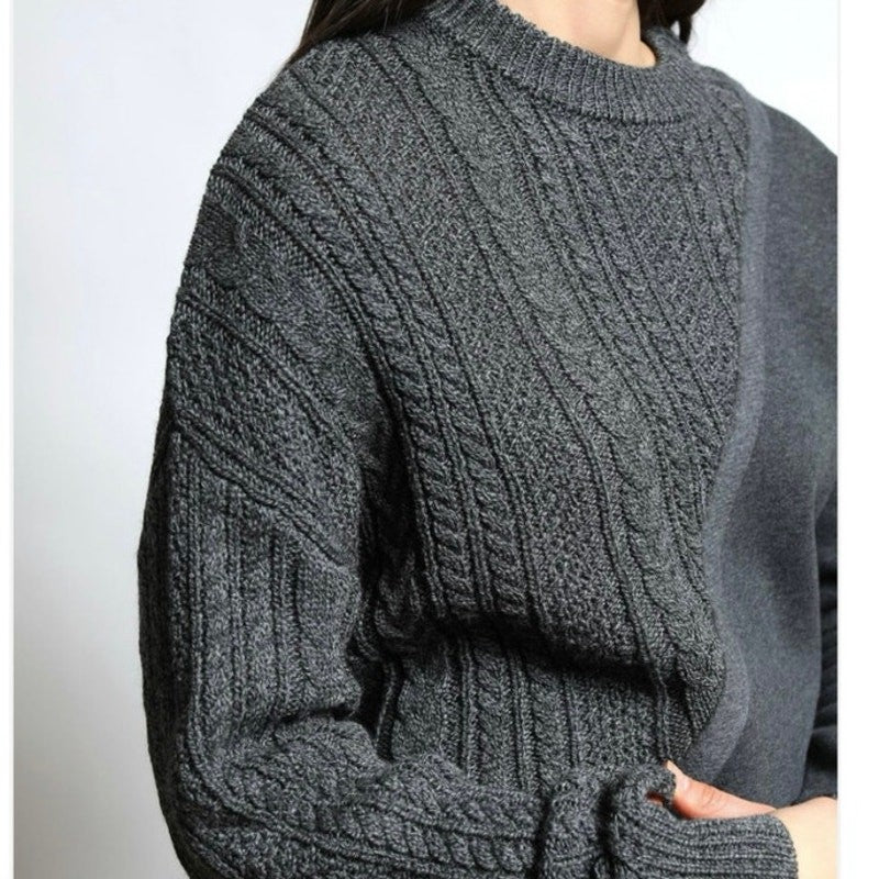 TWENTY MONTREAL Twenty Connect Crewneck Sweater Gray Size XS NEW 