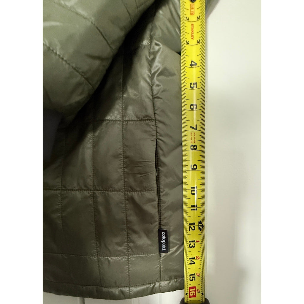 Cotopaxi Kusa Llama Reversible Jacket Women Small Olive Green Gray Full Zip NWOT