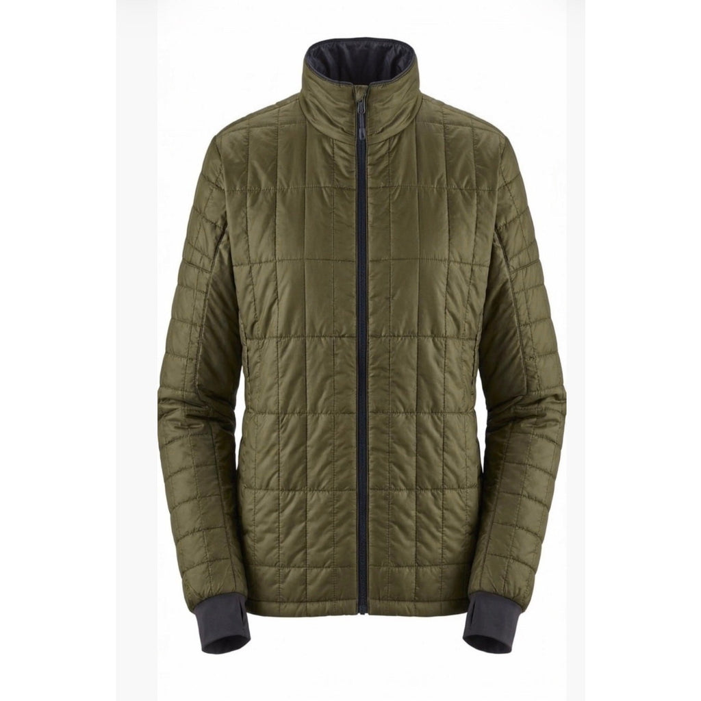 Cotopaxi Kusa Llama Reversible Jacket Women Small Olive Green Gray Full Zip NWOT