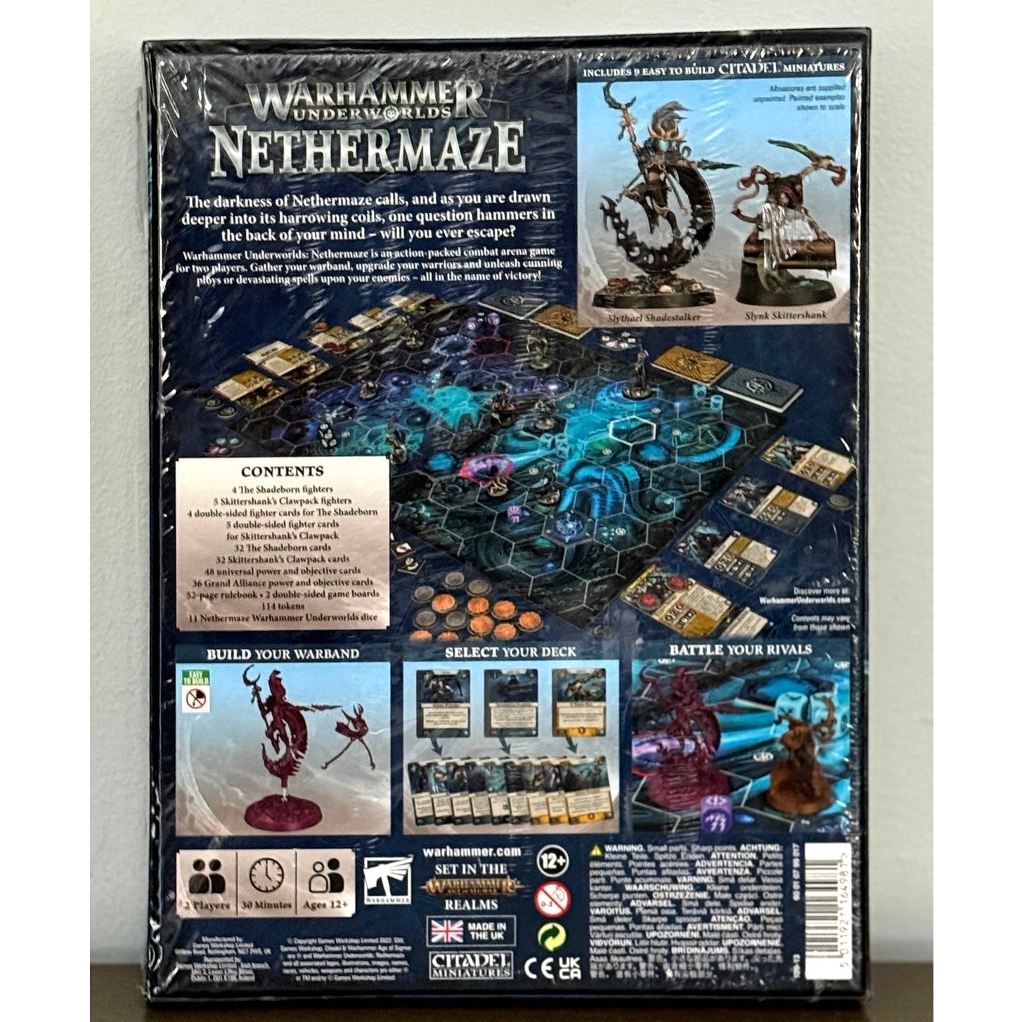 Warhammer Underworlds Nethermaze Sealed Box Set Ultimate Miniatures Game RARE