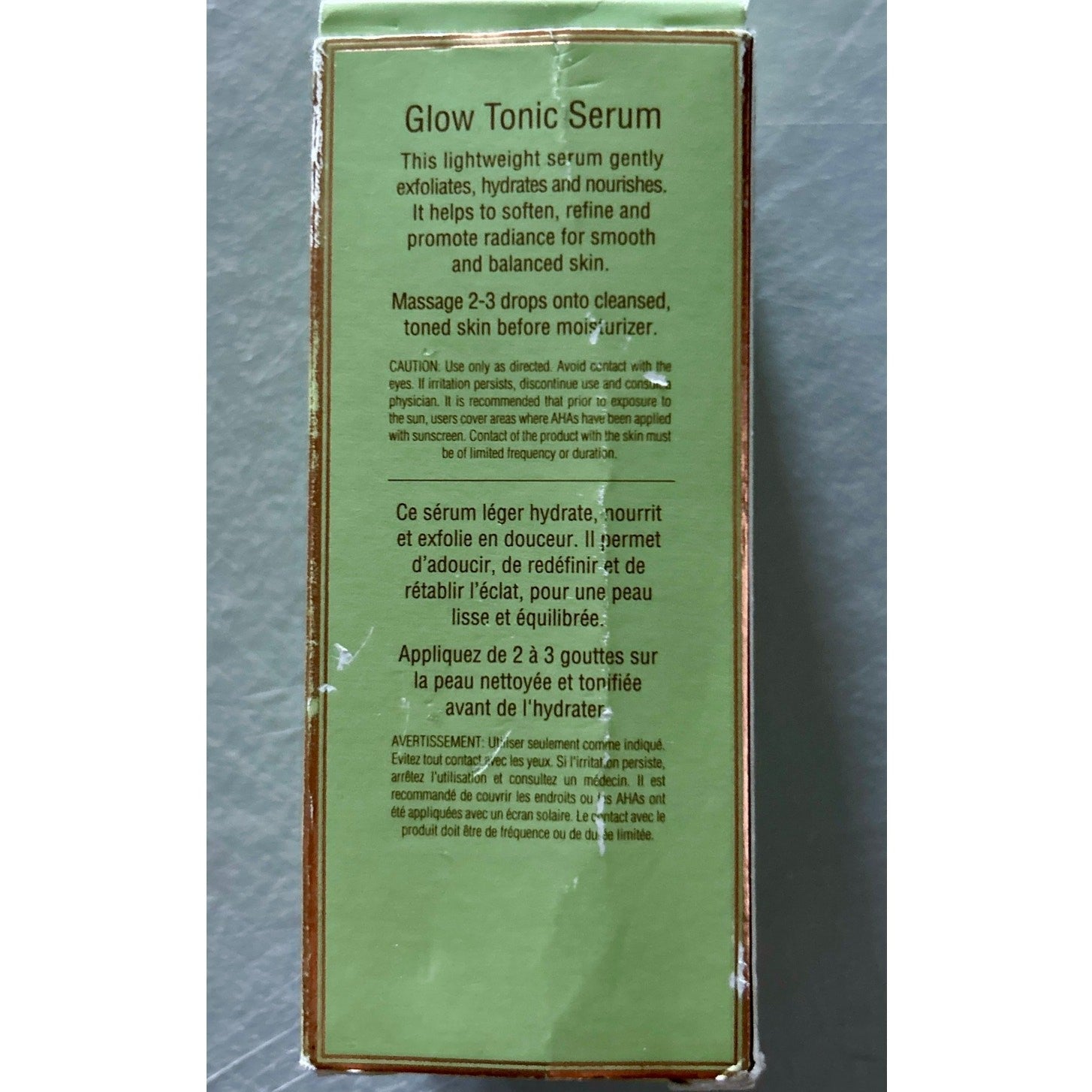 Pixi Glow Tonic Serum 1floz Exfoliating Radiance Serum Glycolic Acid & Aloe Vera