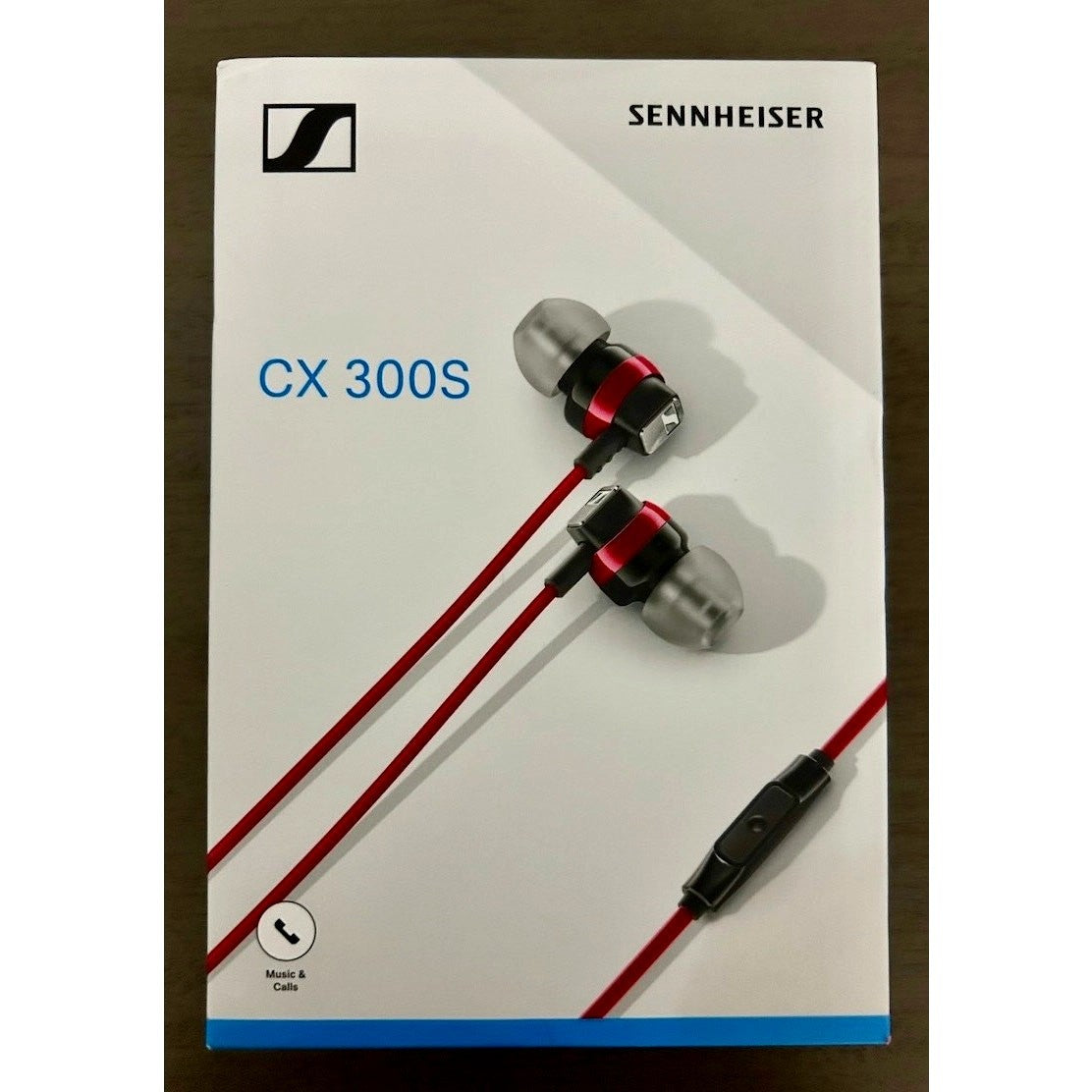 Sennheiser CX 300S In Ear Headphone with One-Button Smart Remote - Red NEW