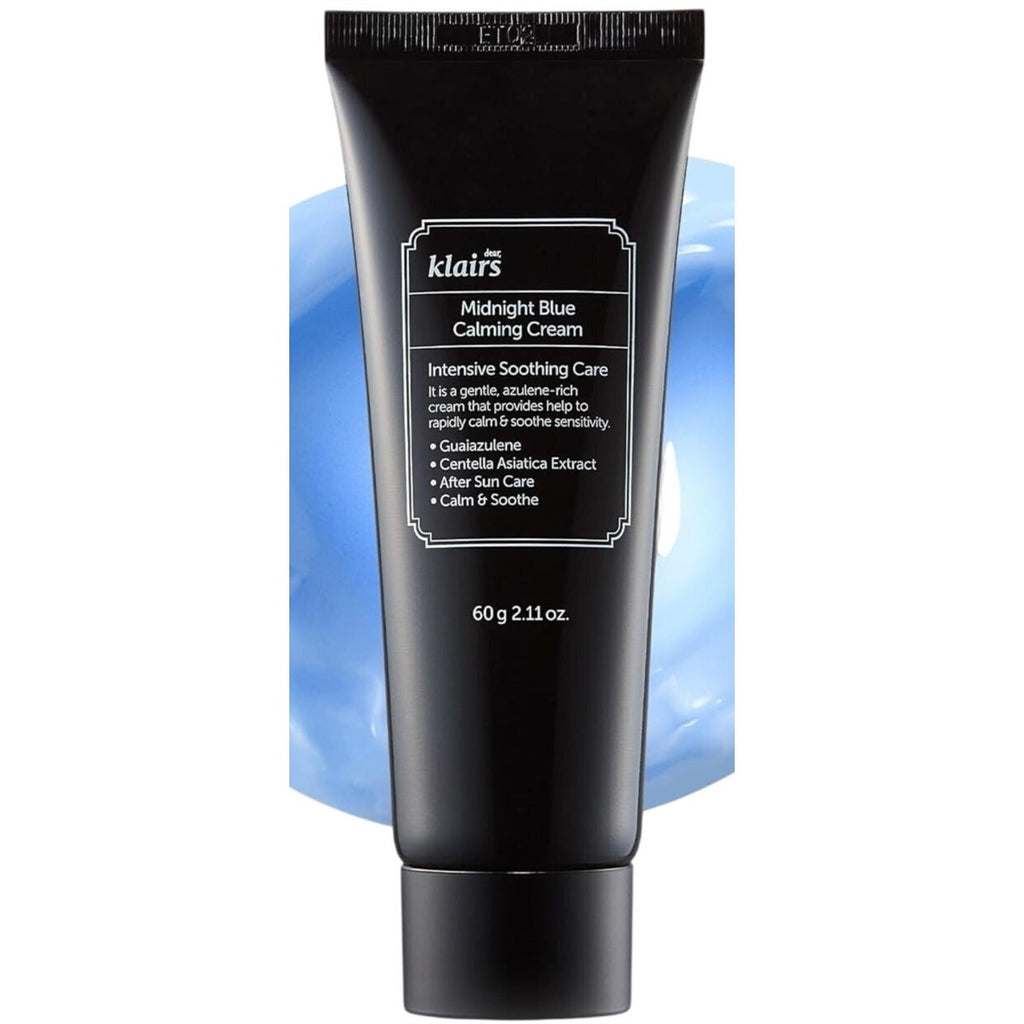 Klairs Midnight Blue Calming Cream 2.11 oz Azulene & Centella Soothing Moisture