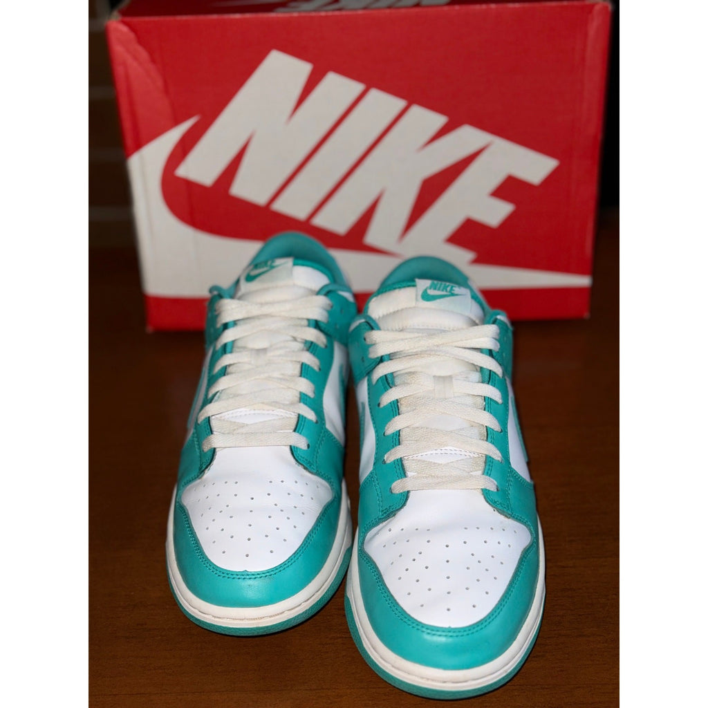 Nike Dunk Low "Clear Jade" Men US Size 11.5 Excellent PreOwned Cond DV0833-101 
