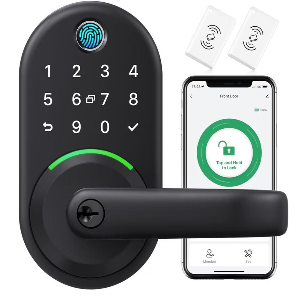 Yamiry Fingerprint Smart Door Lock, Keyless Entry Keypad, APP Control Deadbolt
