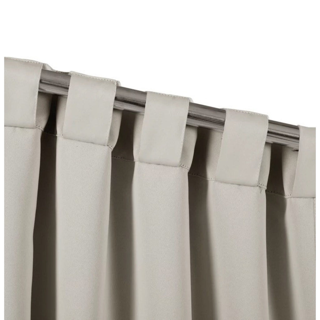Set of Blackout Curtains 52 x 84 Insulated, Back Tabs, 2 Panels Wheat Tan NEW