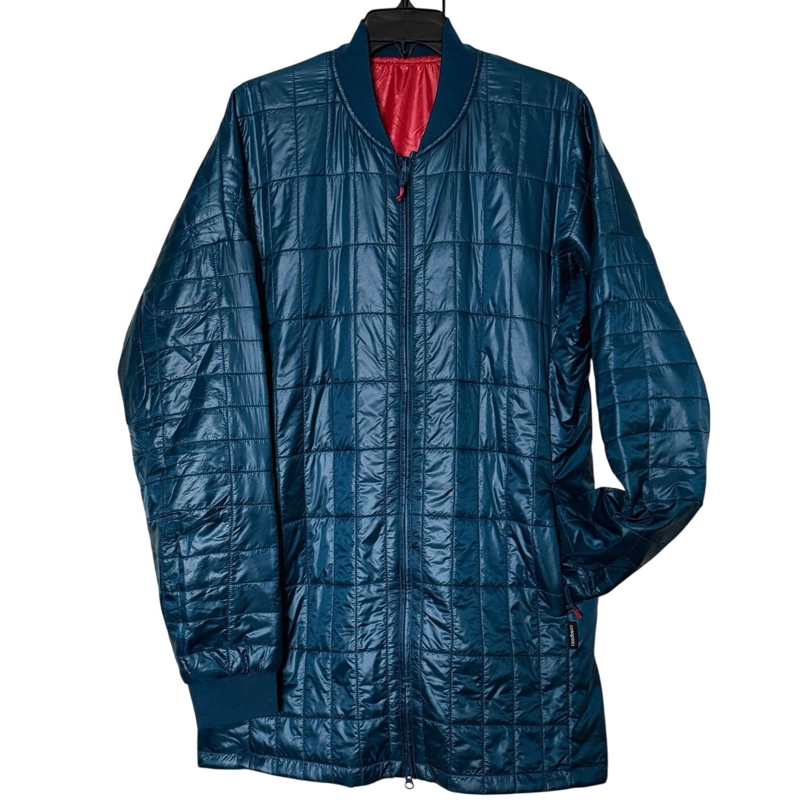 Cotopaxi Kusa Reversible Jacket Blue Red Llama Fill NWOT Men Small Womens Medium