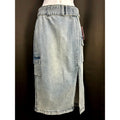 Juicy Couture JC575-SKRT Denim Cargo Skirt Medium Wash Size 26 Y2K Style