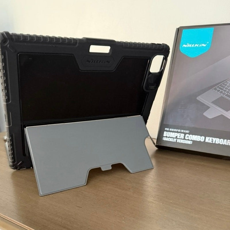 Nillkin Premium iPad Pro 13" 2024 Bumper Combo Backlit Keyboard Case Black New