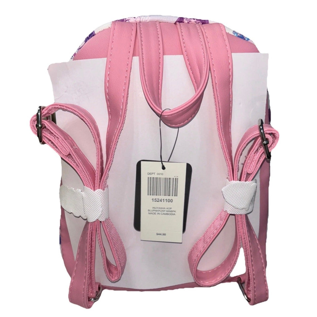 New Inuyasha Chibi Characters Mini Backpack Bioworld Japanese Anime NWT
