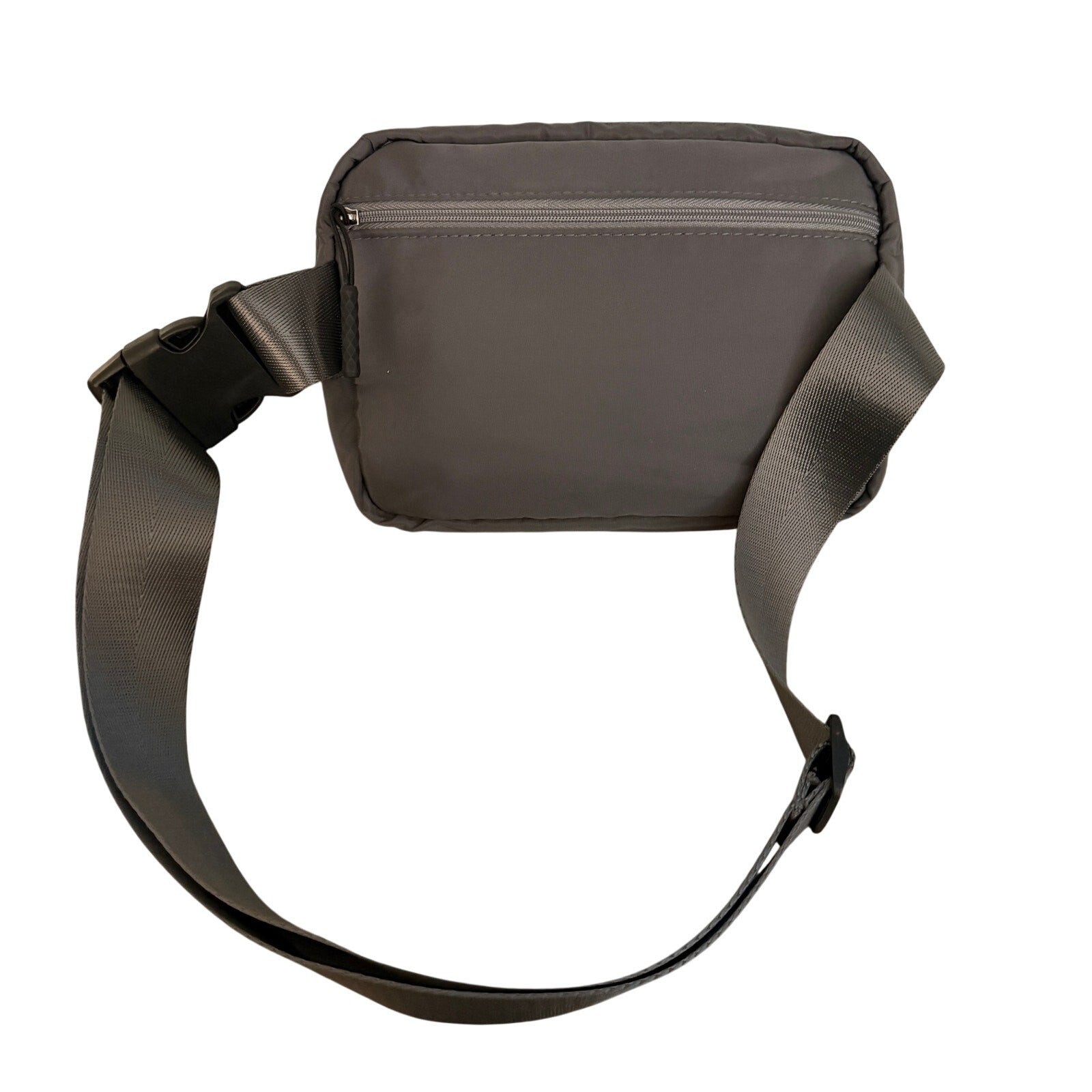Kissleaf Gray Belt Bag – Mini Crossbody Waist Pouch with Adjustable Strap NEW