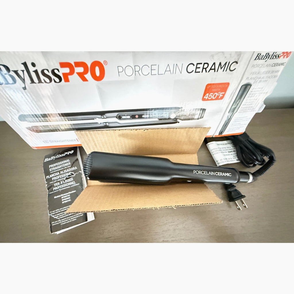 Babyliss Pro Porcelain Ceramic 1 1/2" Straightening Iron BP9559UC Open Box