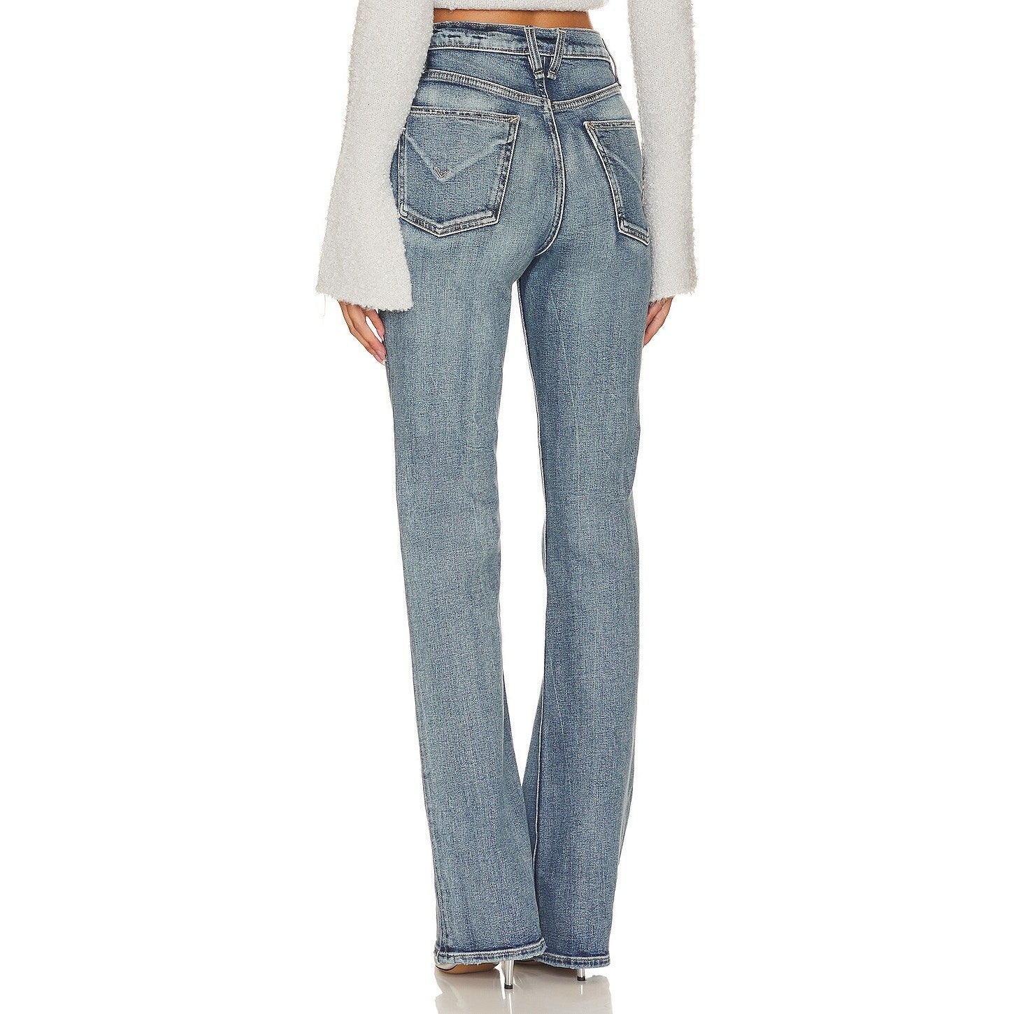 Hudson Faye Ultra High Rise Flare Jeans – Magical Wash, Size 26