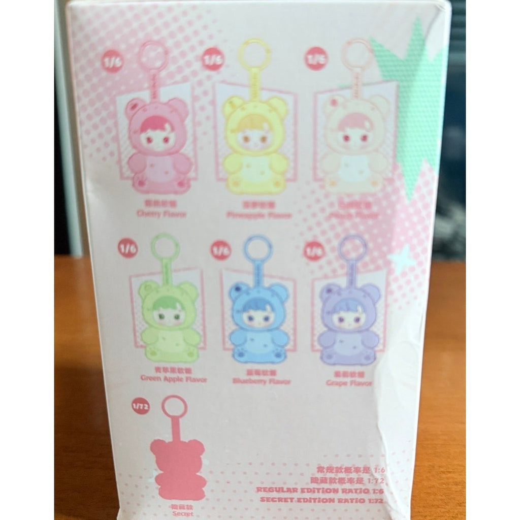 Pop Mart Gummy Bear PEACH Smell Vinyl Plush Pendant Blind Box Toy
