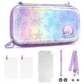 NEW Belle&Birdie Mermaid Switch OLED Case Purple Hard Shell Handbag Gaming 