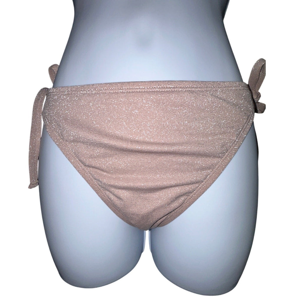  Shade N Shore Sexy Glittery Pink Unique Bikini Set – Medium Top, Large Bottom