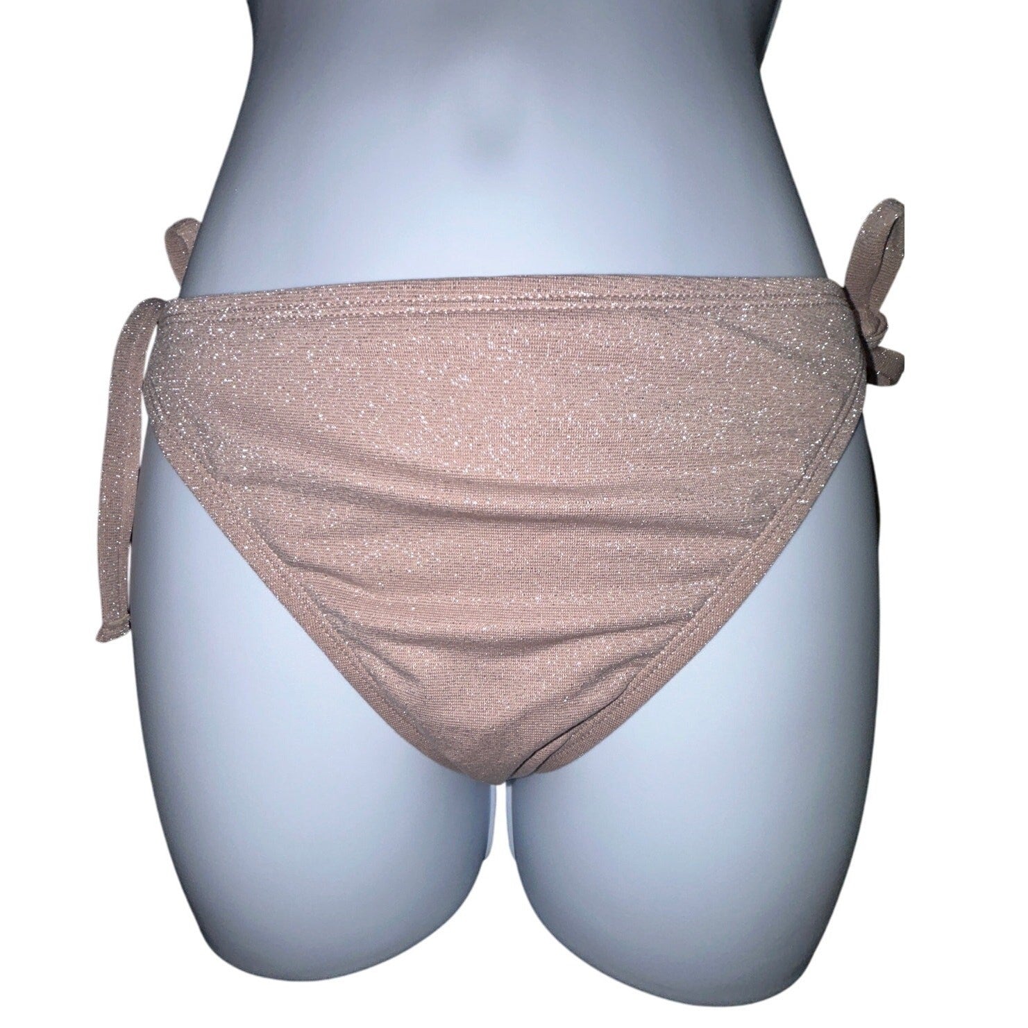  Shade N Shore Sexy Glittery Pink Unique Bikini Set – Medium Top, Large Bottom
