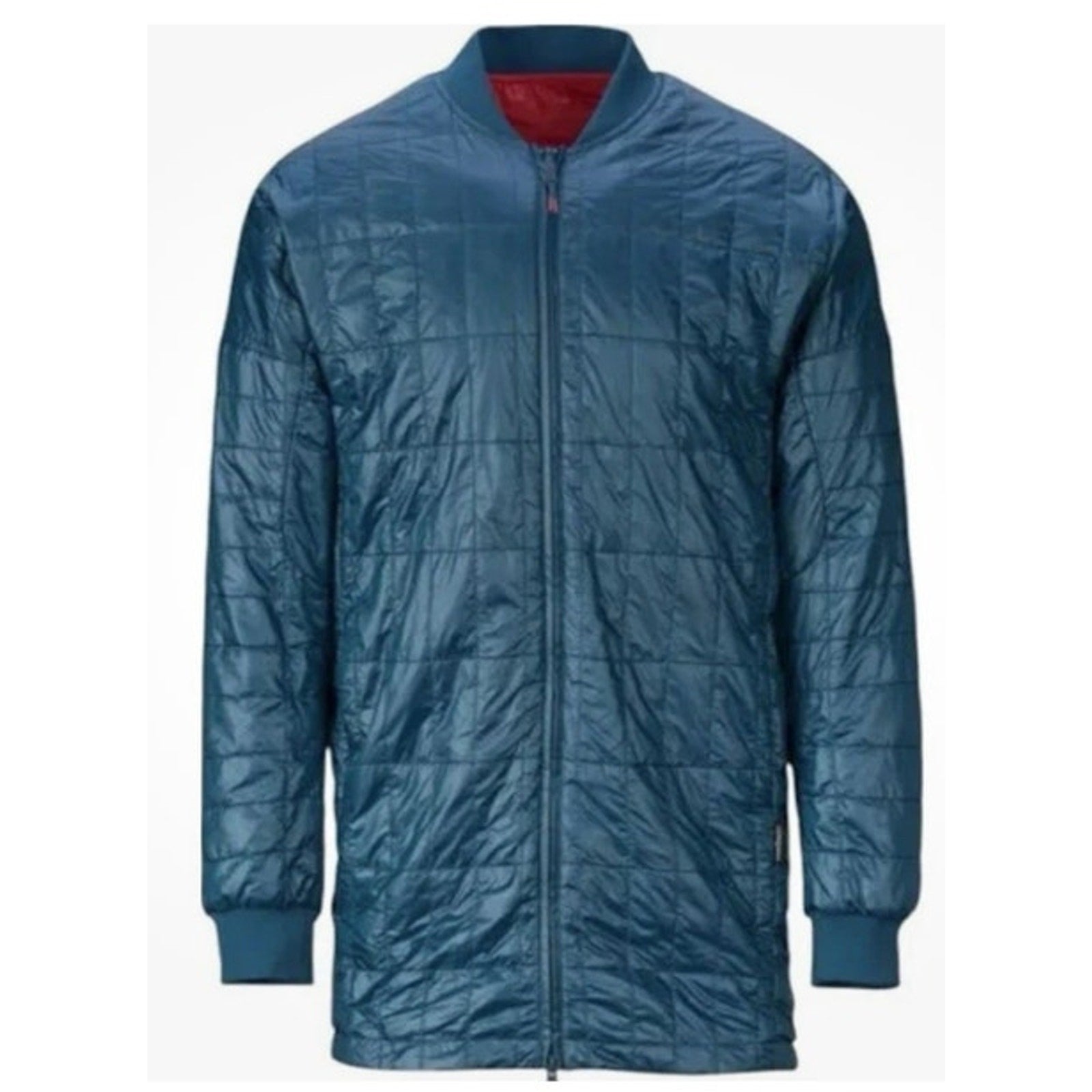 Cotopaxi Kusa Reversible Jacket Blue Red Llama Fill NWOT Men Small Womens Medium