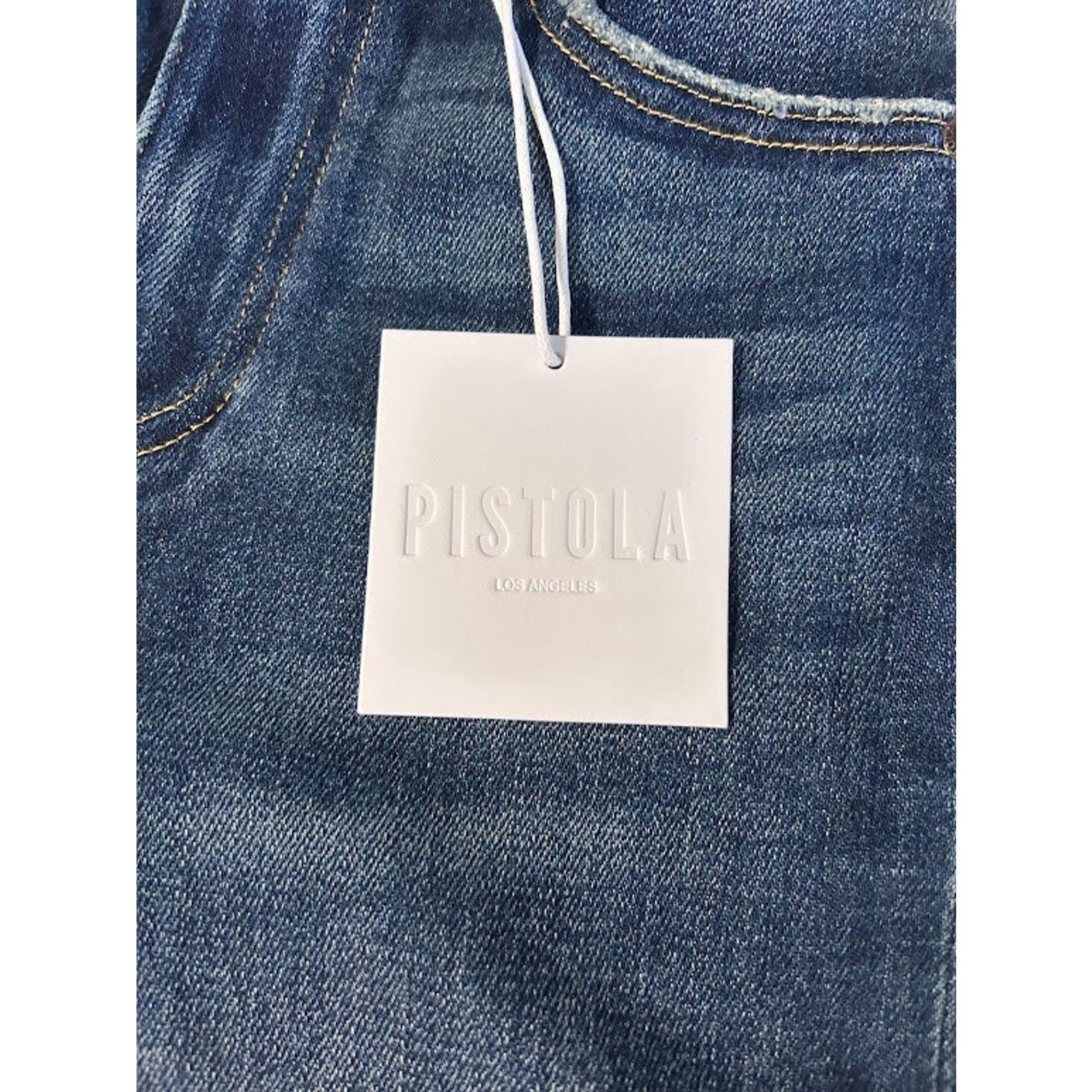Revolve Pistola Aline Forever Jeans, High Rise, Skinny Stretch, Dark Sz 26 NWT