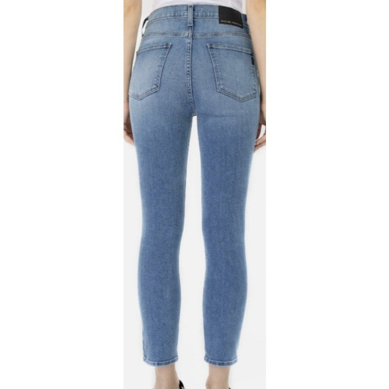 Modern American Sample Liberty #1 High Waist Sohocrop Skinny Denim Jeans Size 