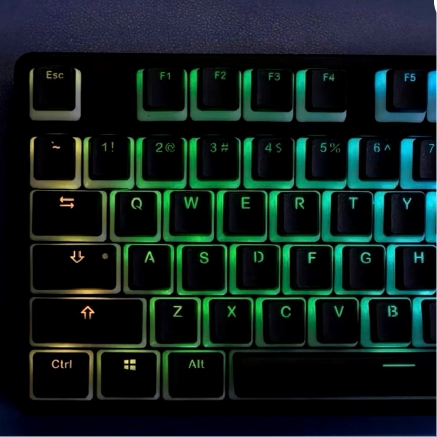 IROK TKL 87‑Key RGB Black Mechanical Keyboard Hot‑Swappable Switches USB‑C 
