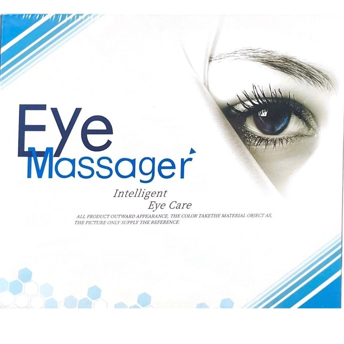 White Eye Massager Heat & Vibration Therapy, Lightweight Design for Relaxation