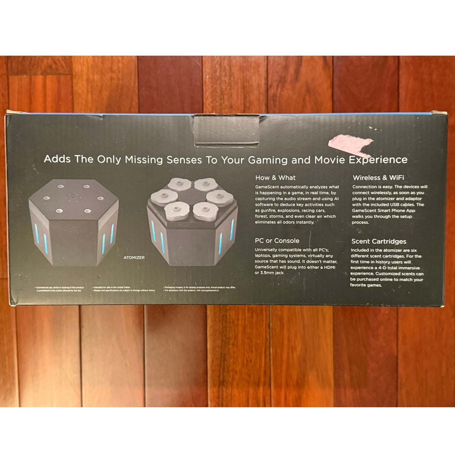 4-D Game Scent AI Automatic Immersive Scents All Games / Movies & Platforms NIB