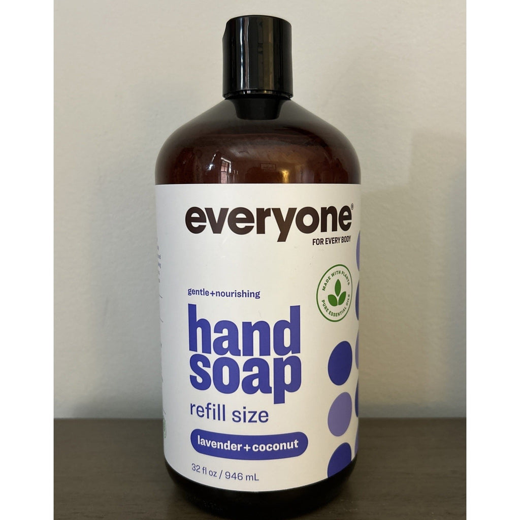 Nourishing Everyone Hand Soap Refill Size Lavender & Coconut 32 Oz BIG SIZE