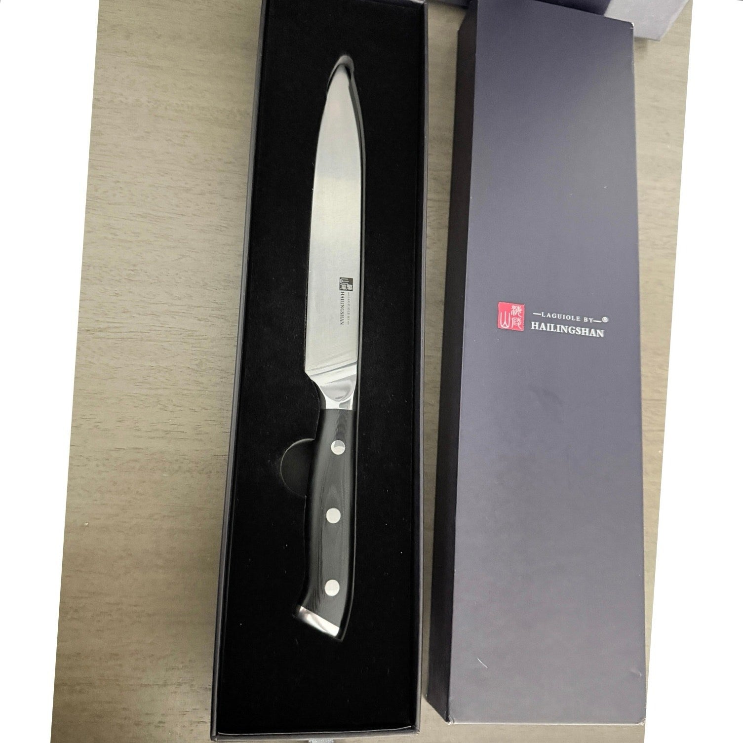 Damascus 6” Pro Chef Knife High Carbon German Steel Universal Kitchen Knife NIB
