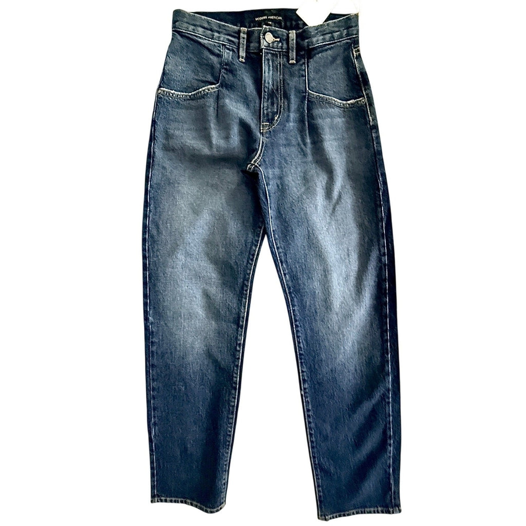 Modern America Rodeo Drive Women’s Dark Wash Straight Leg Jeans NWT Size 28