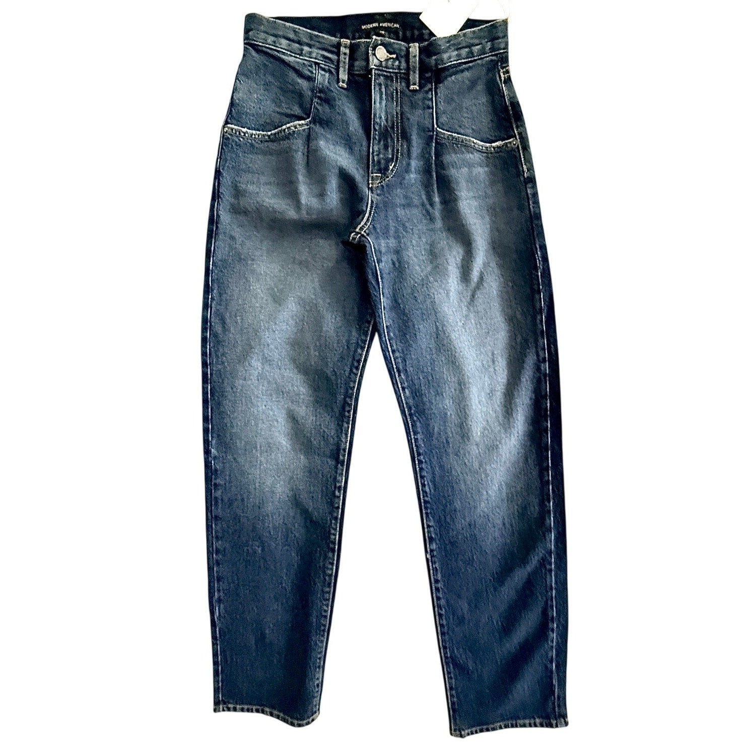 Modern America Rodeo Drive Women’s Dark Wash Straight Leg Jeans NWT Size 28