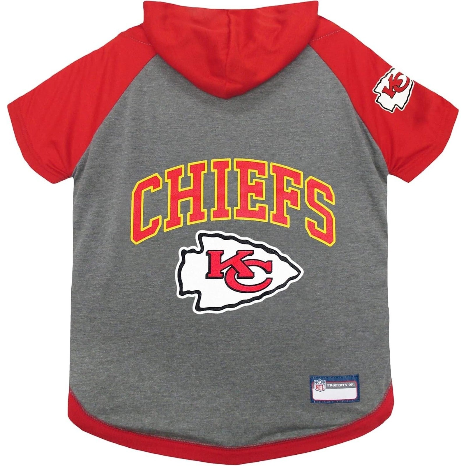 NFL Kansas City Chiefs Pet Wear Hoodie Dog Cat Shirt Offical NFL Licensed XS NEW