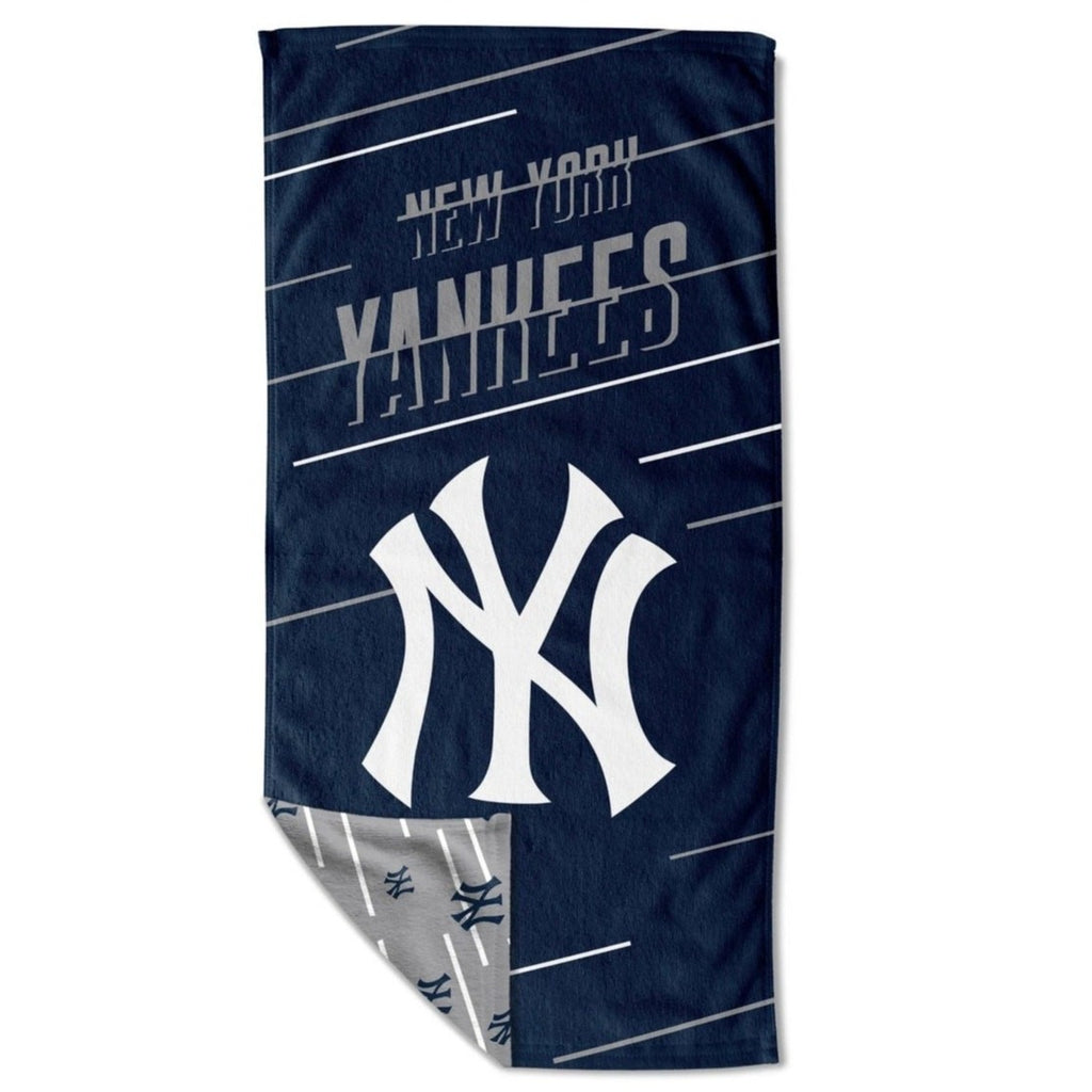 NY Yankees Quick Dry Microfiber Beach Towel 64x32 w/ Travel Bag MLB Fan NEW