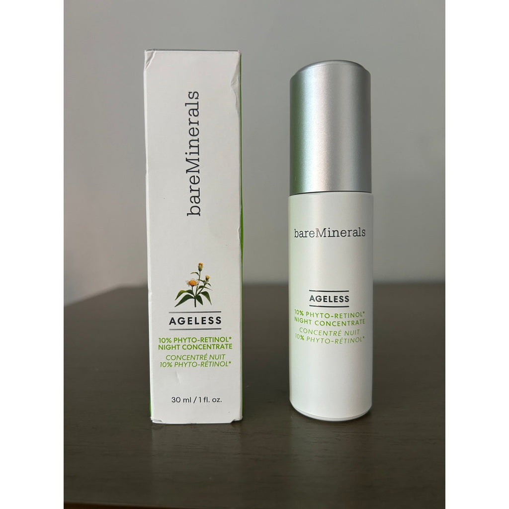 BareMinerals Ageless 10% Phyto-Retinol Night Serum 30ml – Vegan Anti-Aging