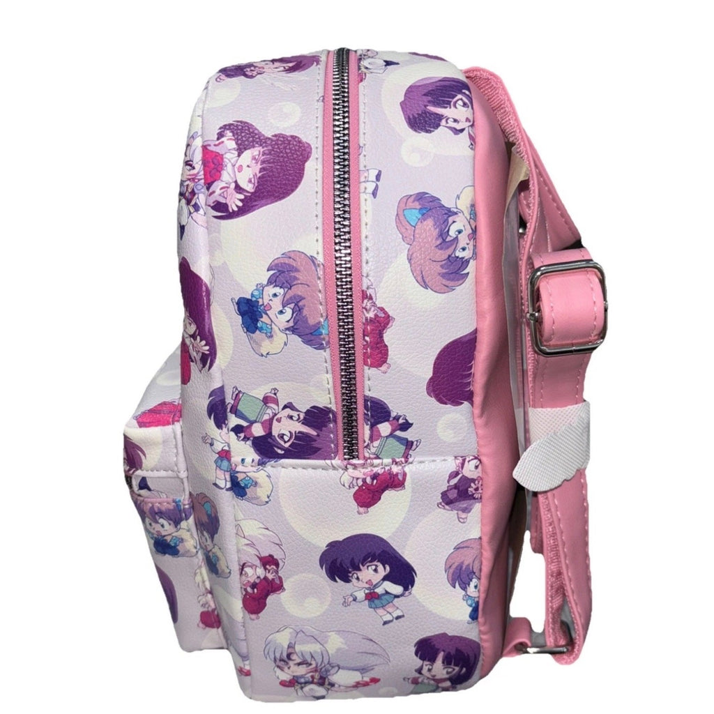 New Inuyasha Chibi Characters Mini Backpack Bioworld Japanese Anime NWT