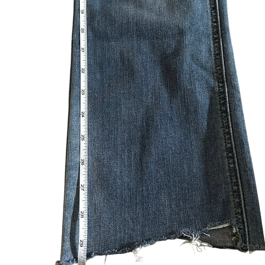 Judy Blue Dad Jeans Size 0/24 – High Rise, Relaxed Fit, Frayed Hem Denim